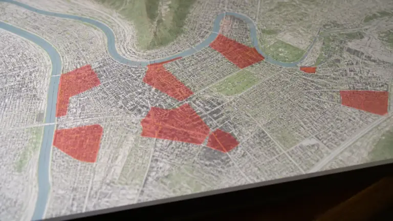 Carte des quartiers chauds de Grenoble