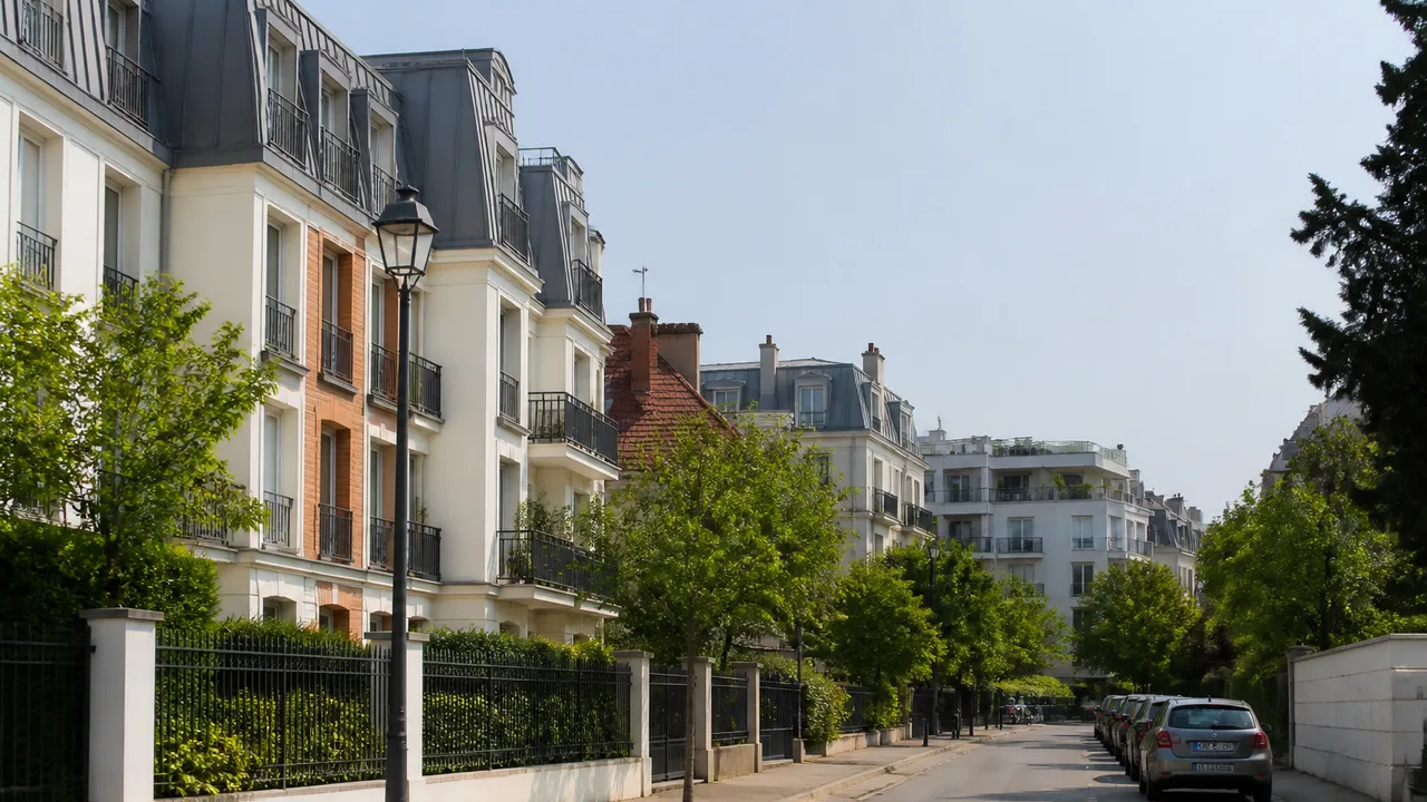 Quartiers à éviter à Rueil-Malmaison : rue résidentielle
