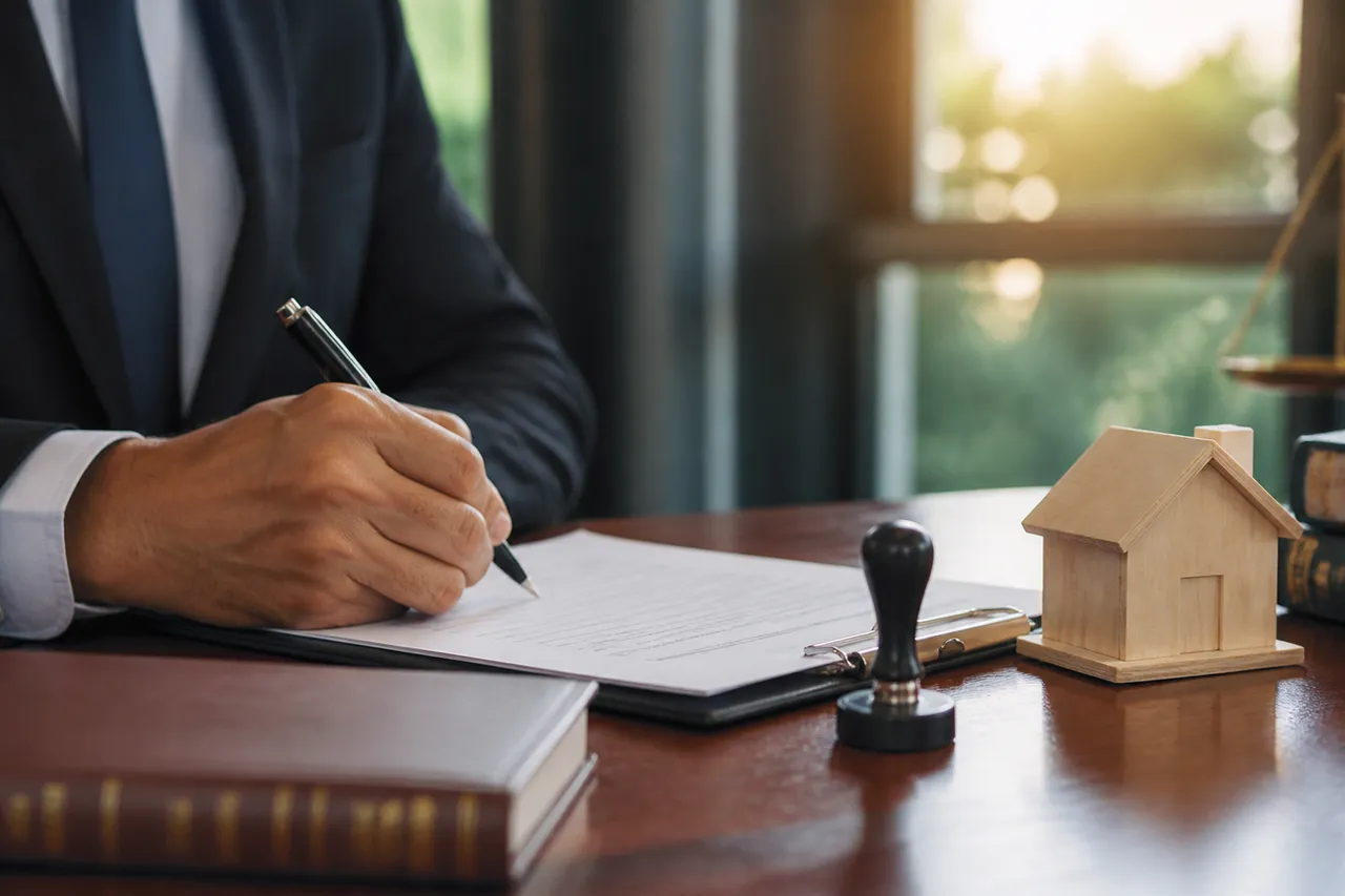 Signature de l’acte notarié après une offre de prêt