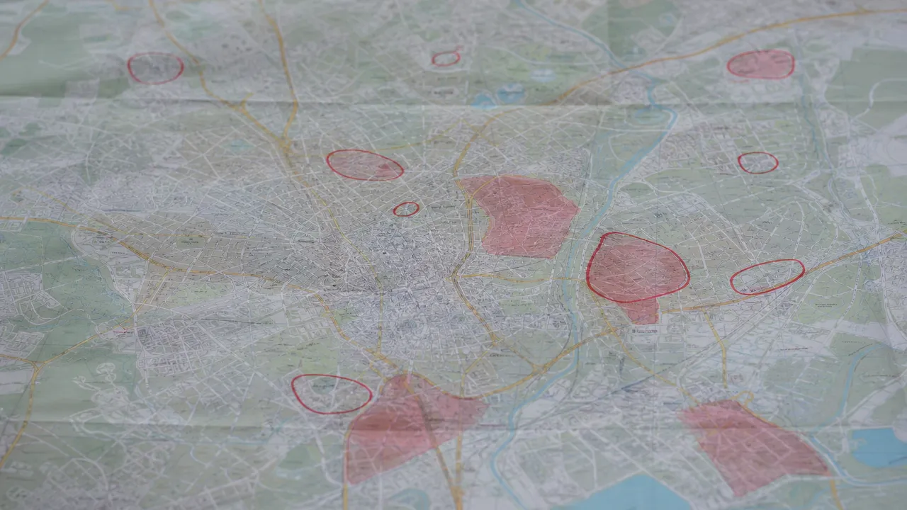 Carte des quartiers chauds de Montpellier et zones à éviter