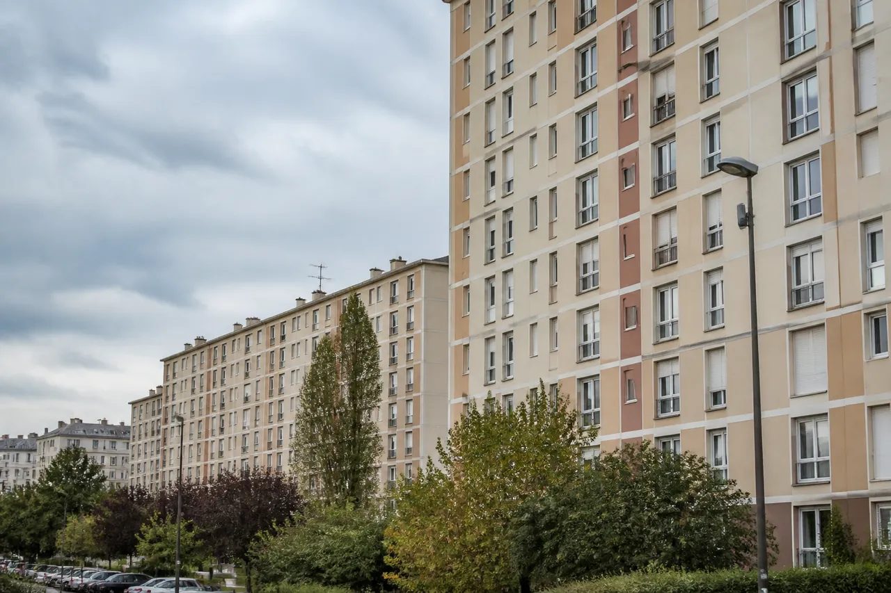 Grand Ensemble d'Alfortville, immeubles HLM d'un quartier sensible