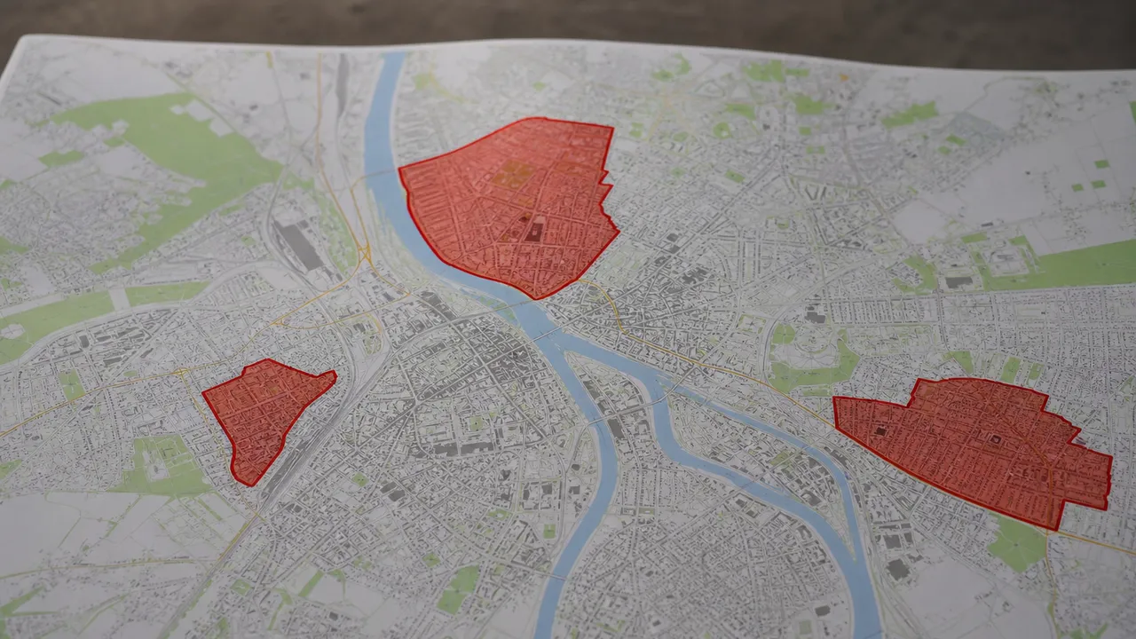 Quartier chaud à Charleville-Mézières : carte des secteurs à éviter